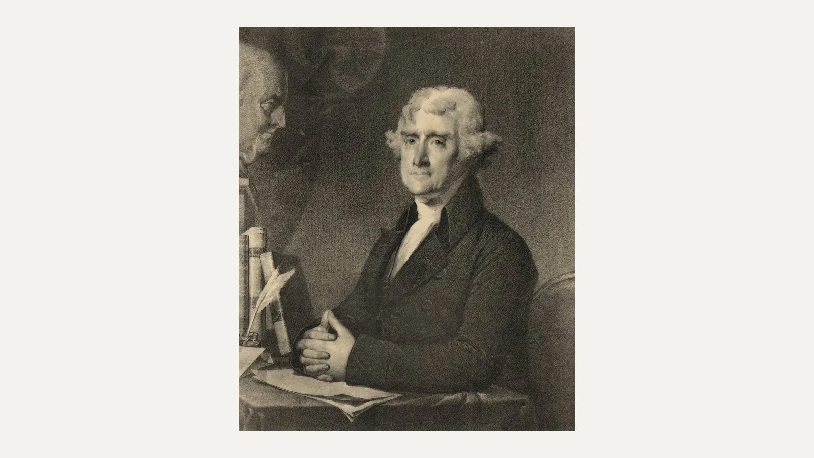 Porträt von Thomas Jefferson, 3. Präsident der USA (1801-1809)