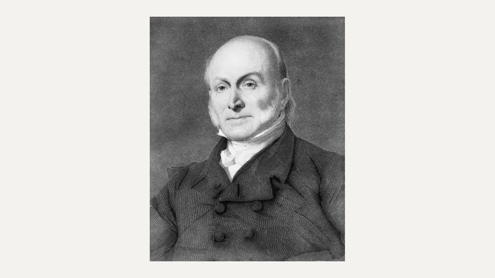 Porträt von John Quincy Adams, 6. Präsident der USA (1825-1829)