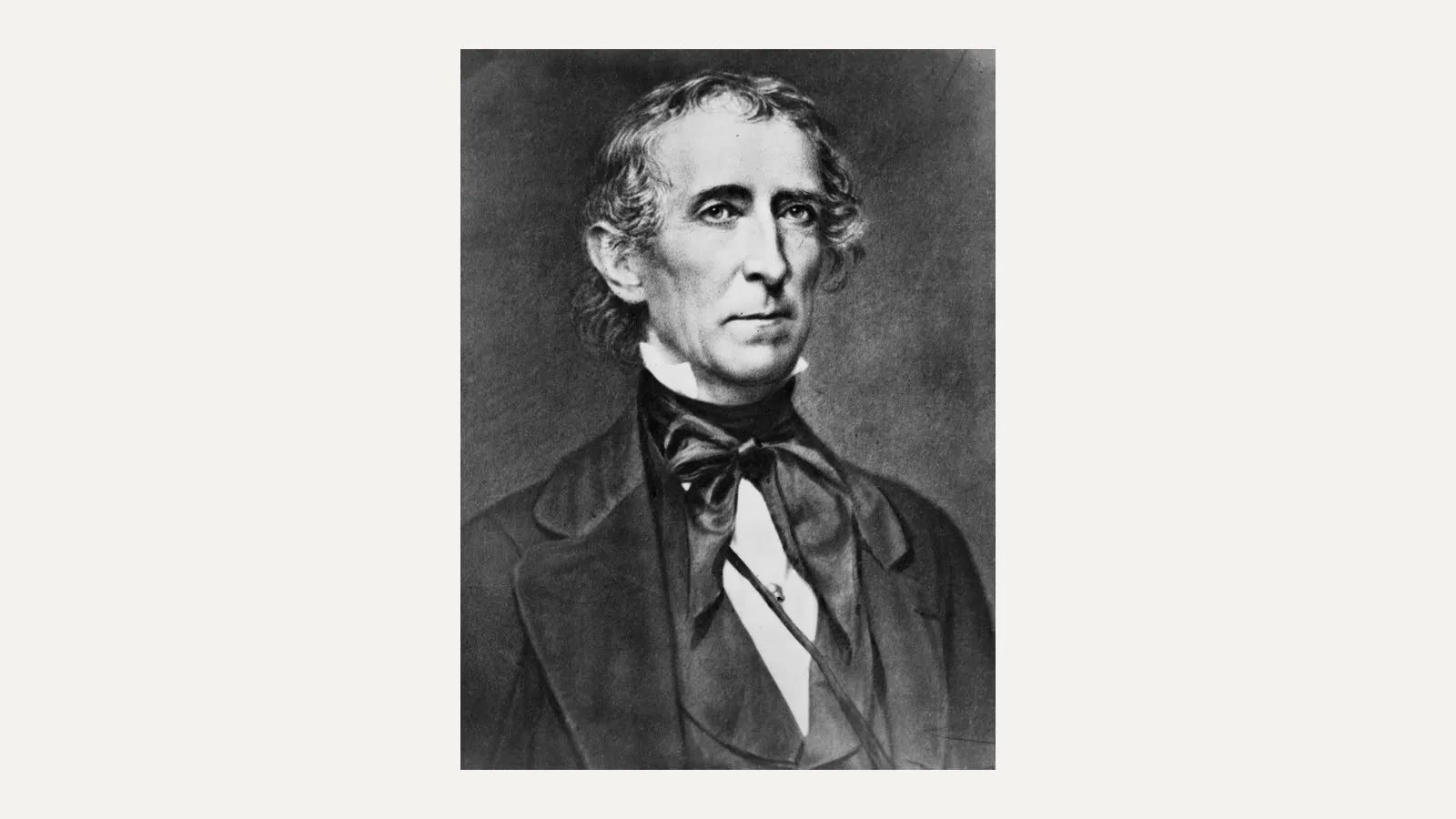 Porträt von John Tyler, 10. Präsident der USA (1841-1845)