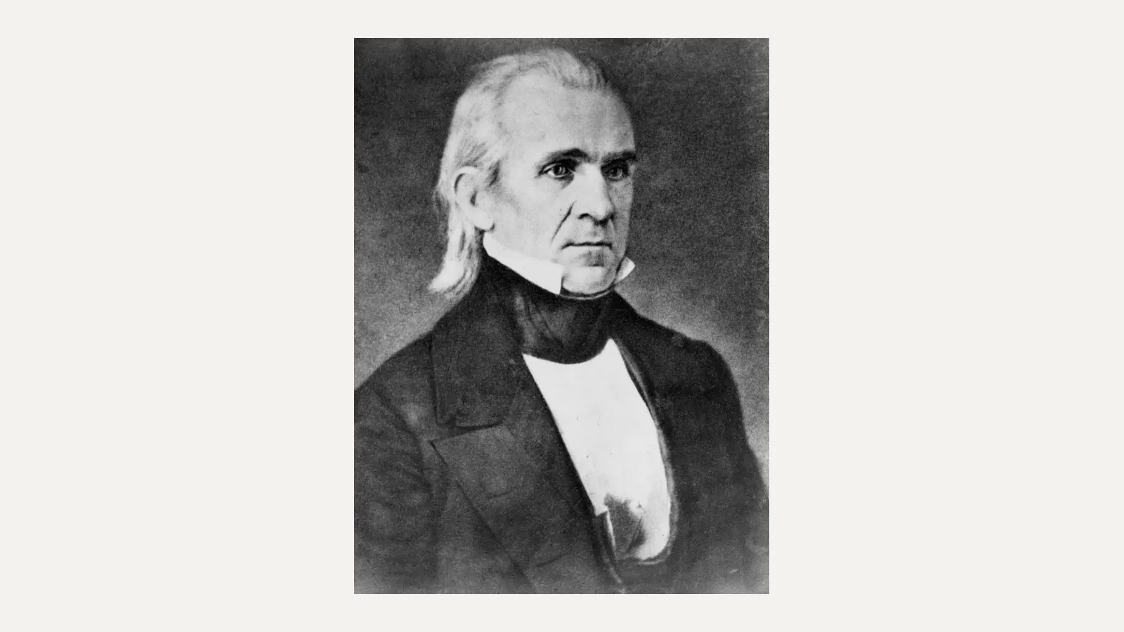 Porträt von James K. Polk, 11. Präsident der USA (1845-1849)