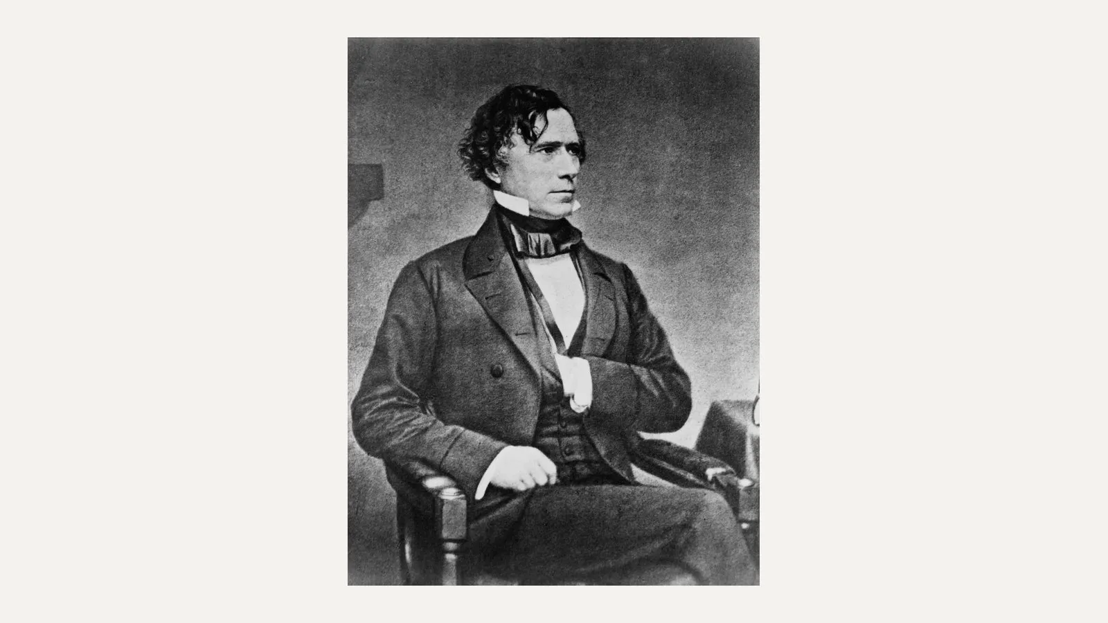 Porträt von Franklin Pierce, 14. Präsident der USA (1853-1857)