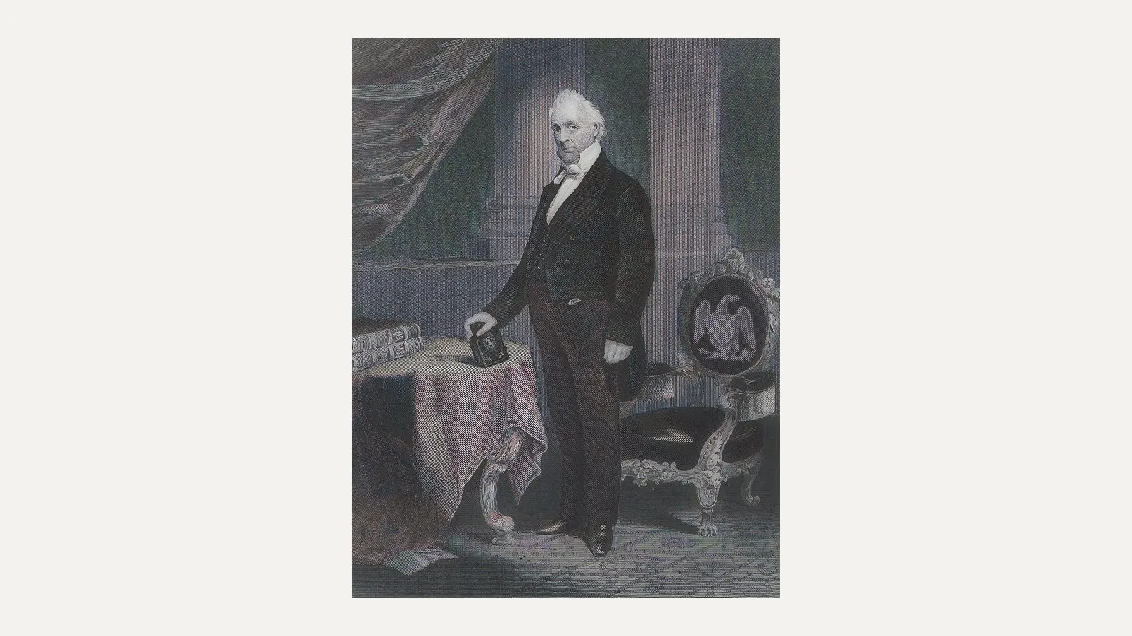 Porträt von James Buchanan, 15. Präsident der USA (1857-1861)