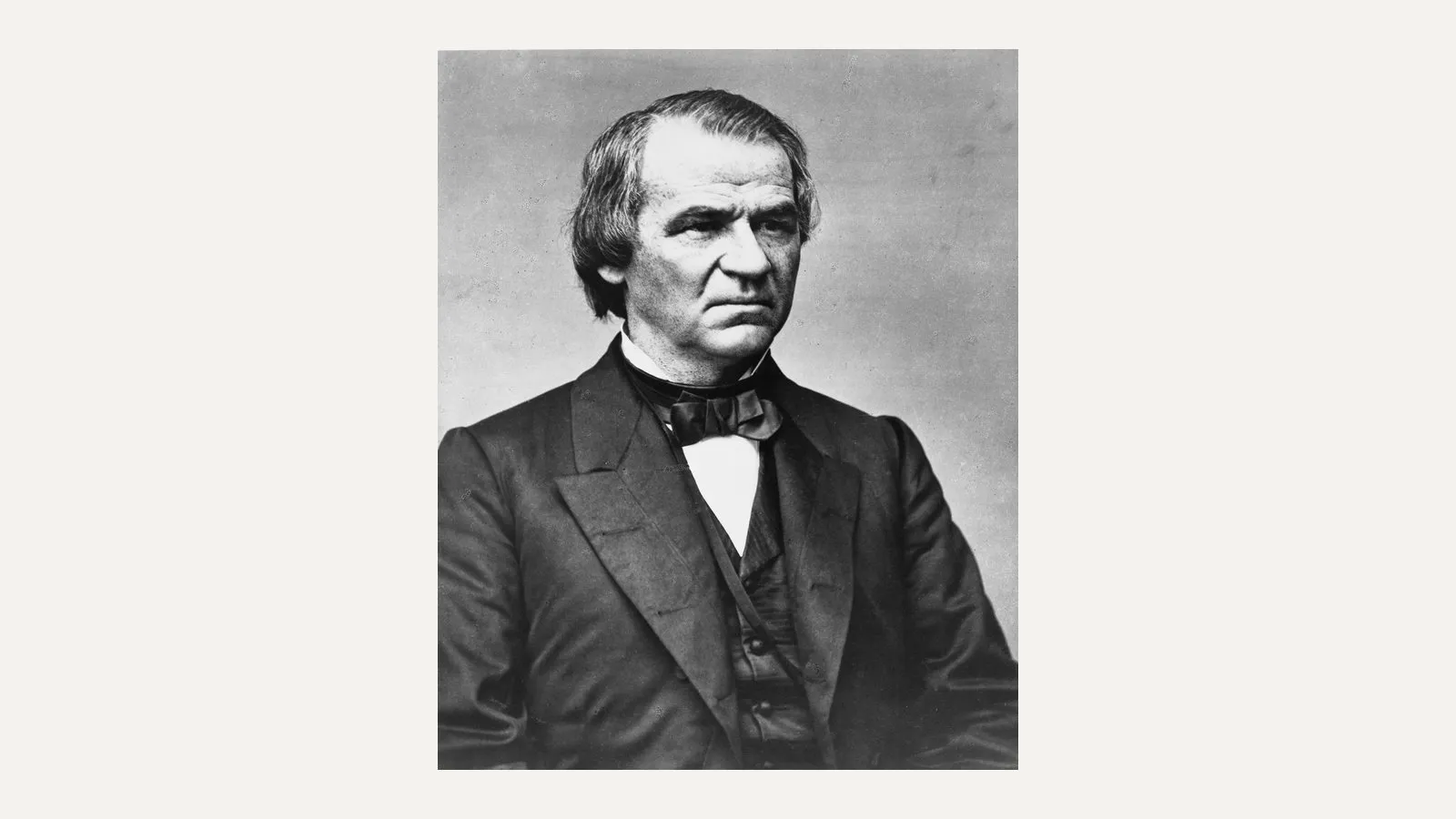 Porträt von Andrew Johnson, 17. Präsident der USA (1865-1869)