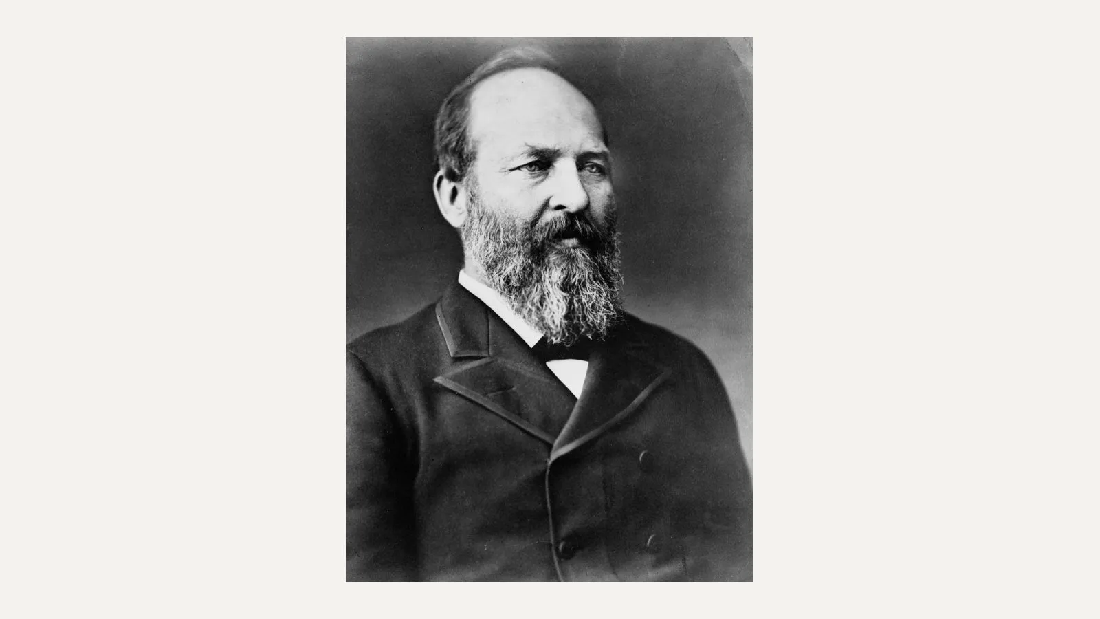 Porträt von James A. Garfield, 20. Präsident der USA (1881-1881)