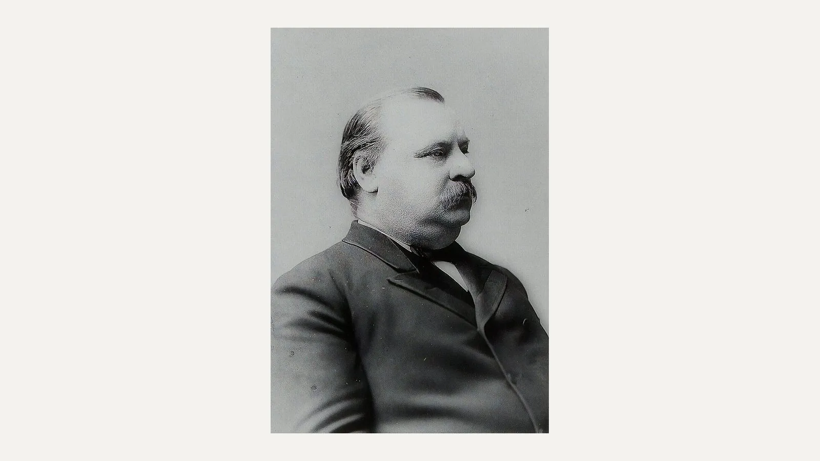 Porträt von Grover Cleveland, 22. und 24. Präsident der USA (1885-1889 / 1893-1897)