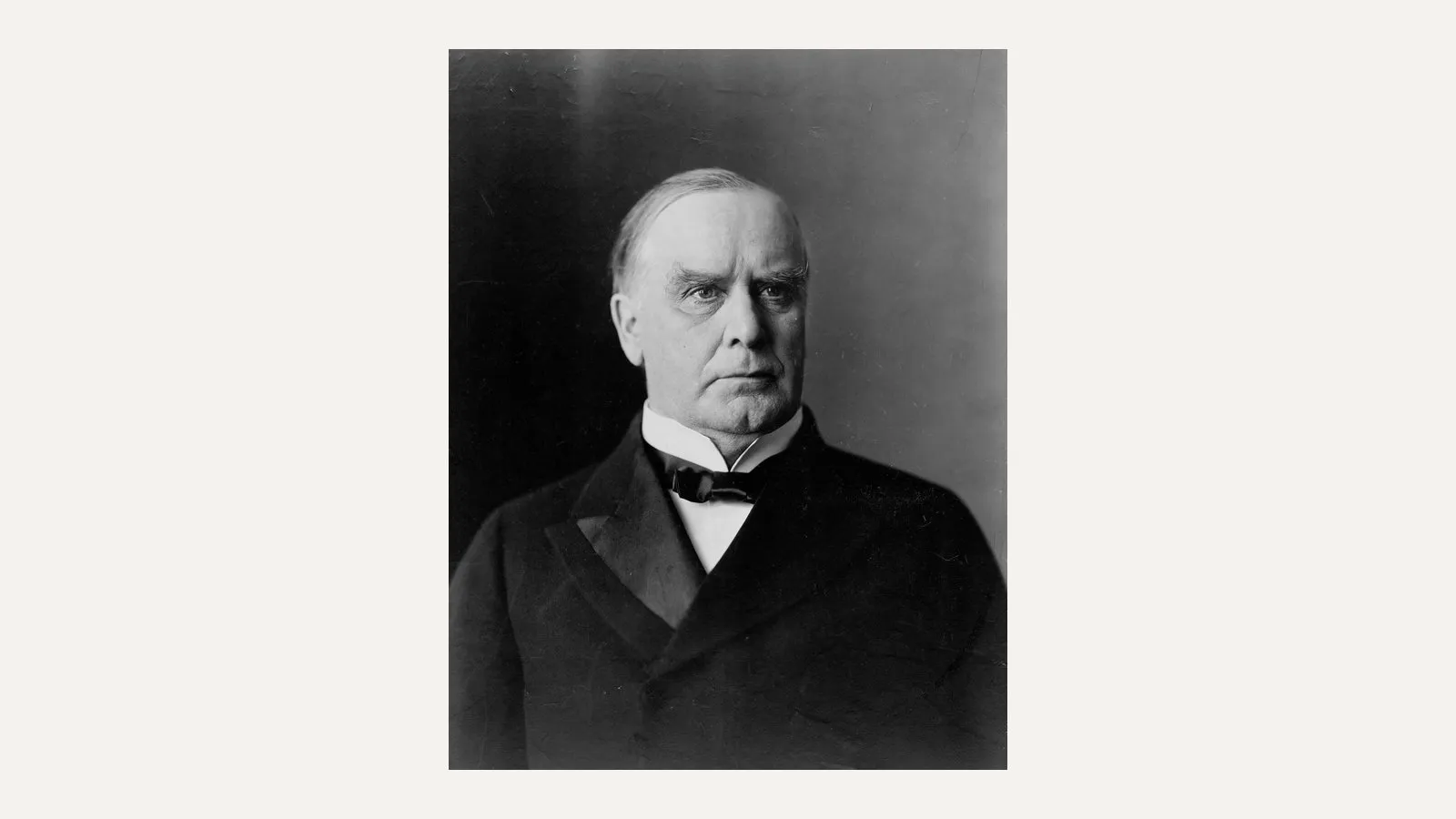 Porträt von William McKinley, 25. Präsident der USA (1897-1901)