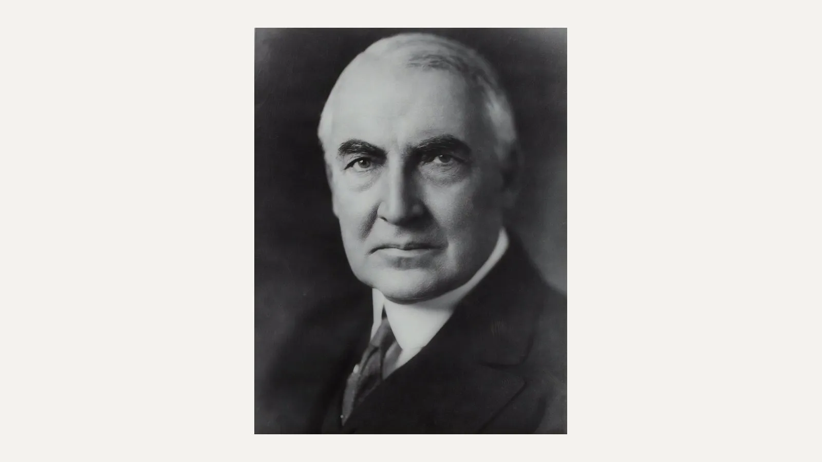 Porträt von Warren G. Harding, 29. Präsident der USA (1921-1923)