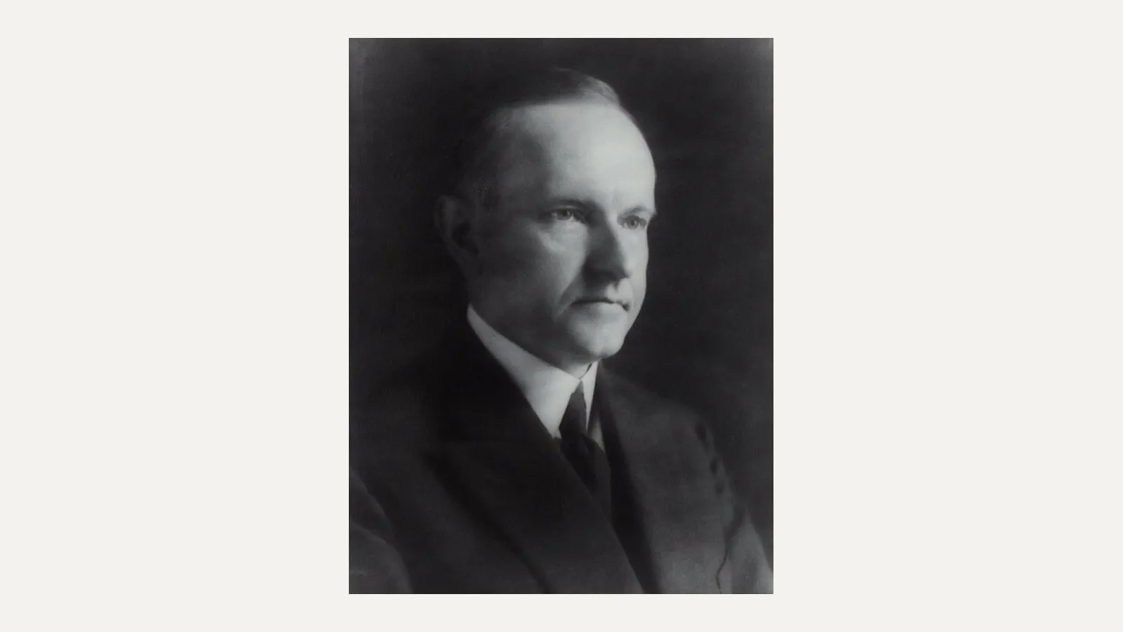 Porträt von Calvin Coolidge, 30. Präsident der USA (1923-1929)