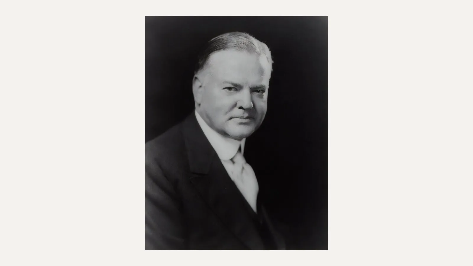 Porträt von Herbert Hoover, 31. Präsident der USA (1929-1933)