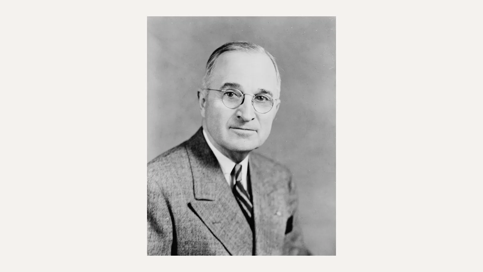 Porträt von Harry S. Truman, 33. Präsident der USA (1945-1953)