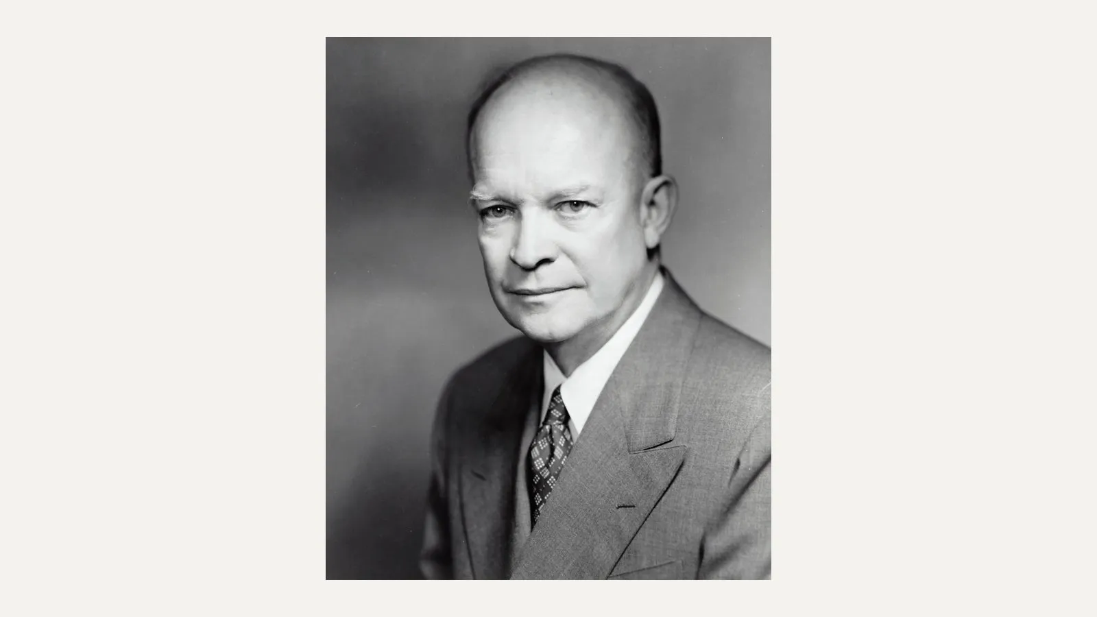 Porträt von Dwight D. Eisenhower, 34. Präsident der USA (1953-1961)