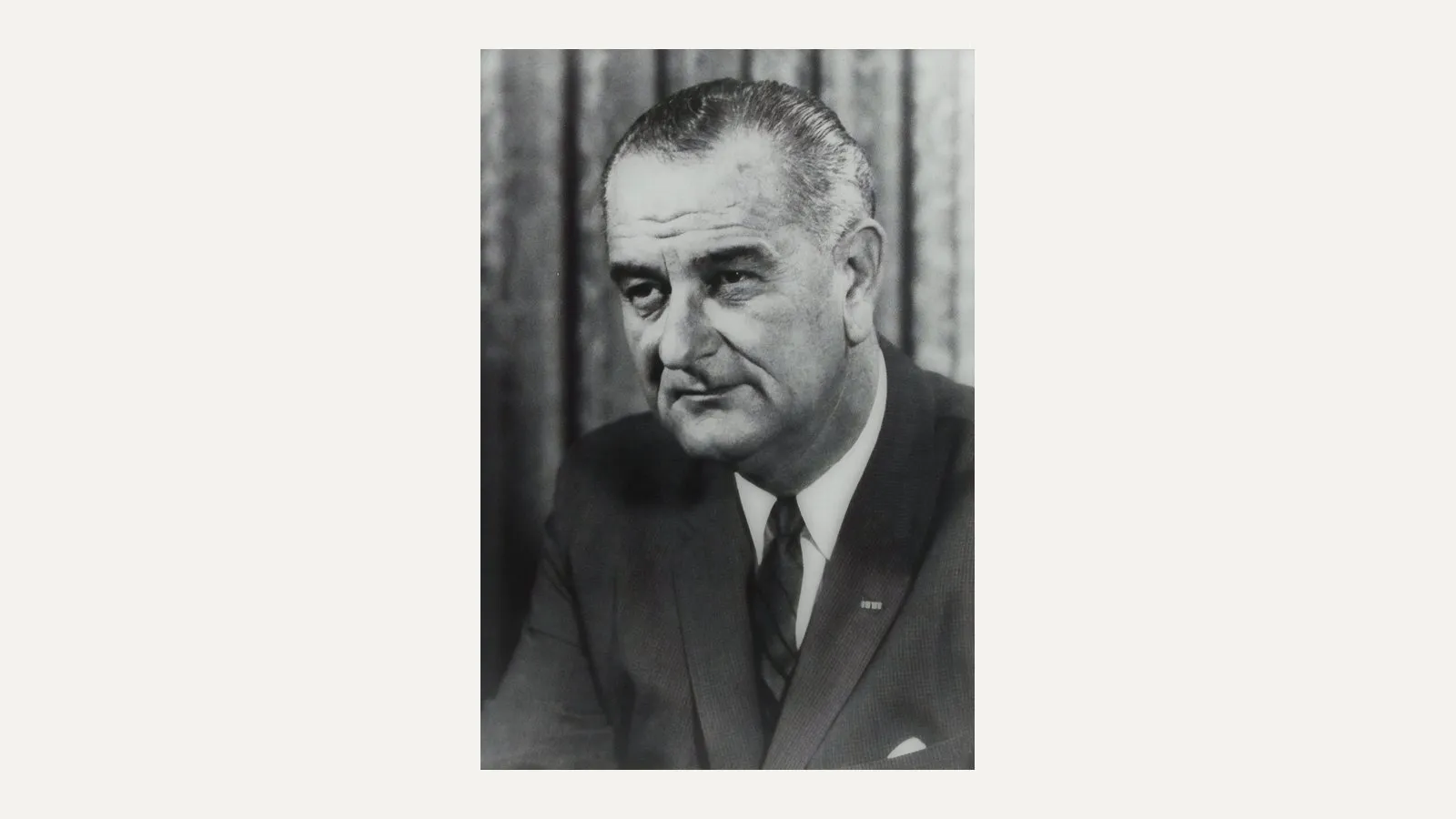 Porträt von Lyndon B. Johnson, 36. Präsident der USA (1963-1969)