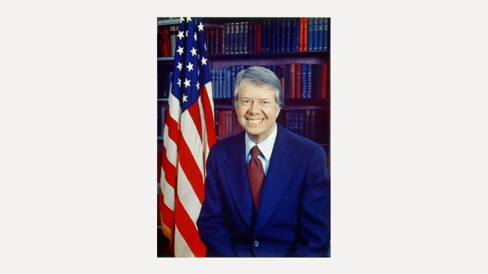 Porträt von Jimmy Carter, 39. Präsident der USA (1977-1981)
