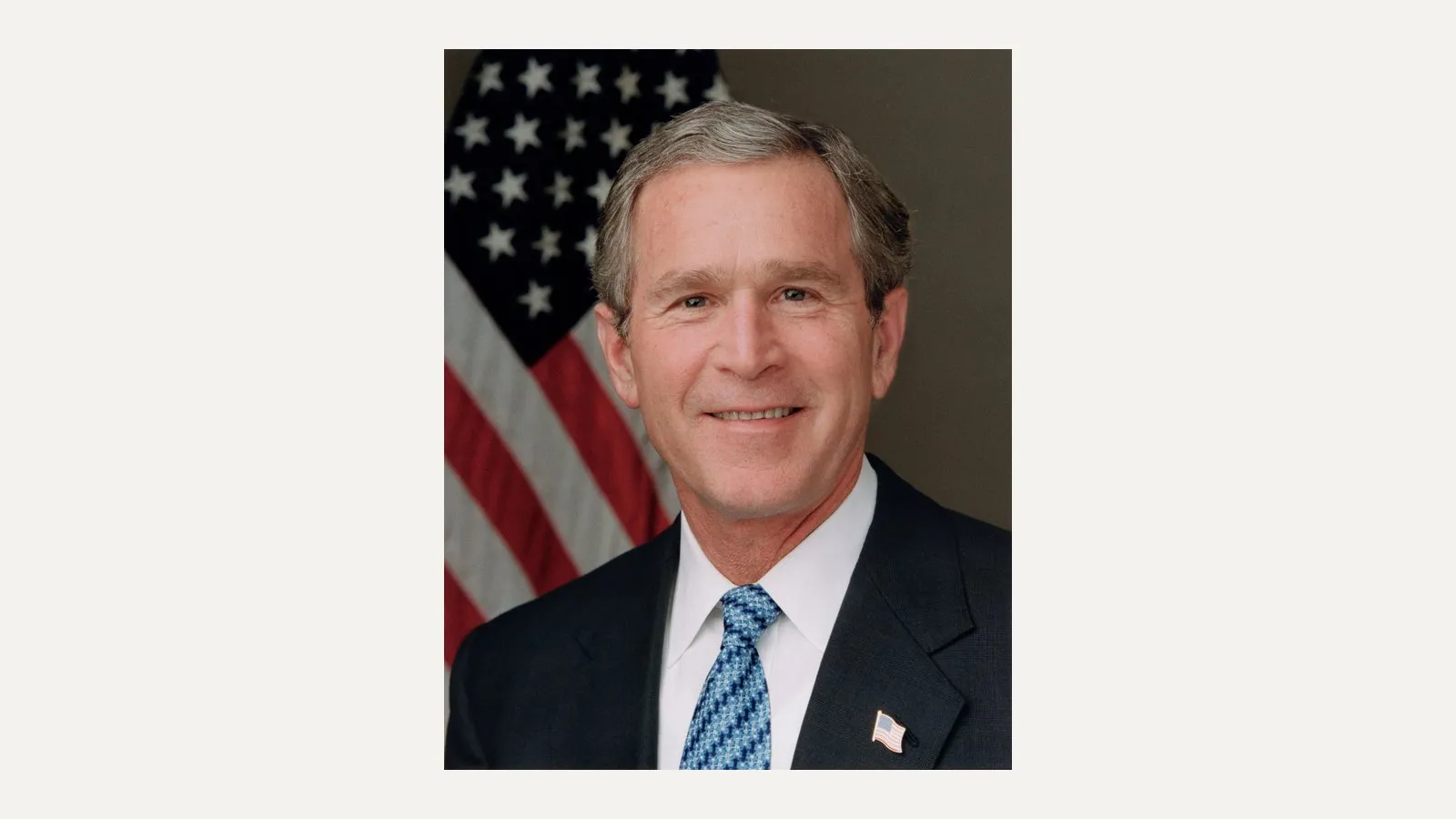 Porträt von George W. Bush, 43. Präsident der USA (2001-2009)