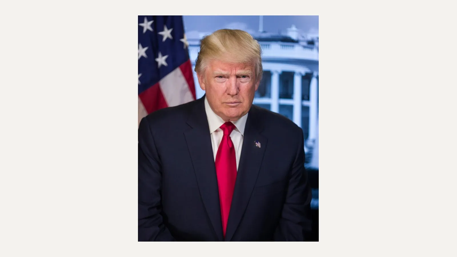 Porträt von Donald Trump, 45. Präsident der USA (2017-2021)