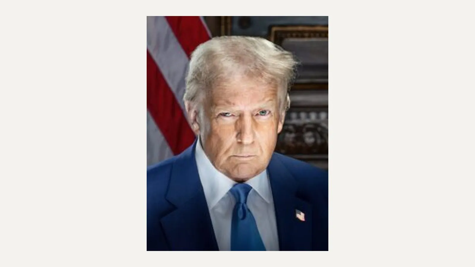 Porträt von Donald Trump, 47. Präsident der USA (2025-heute)